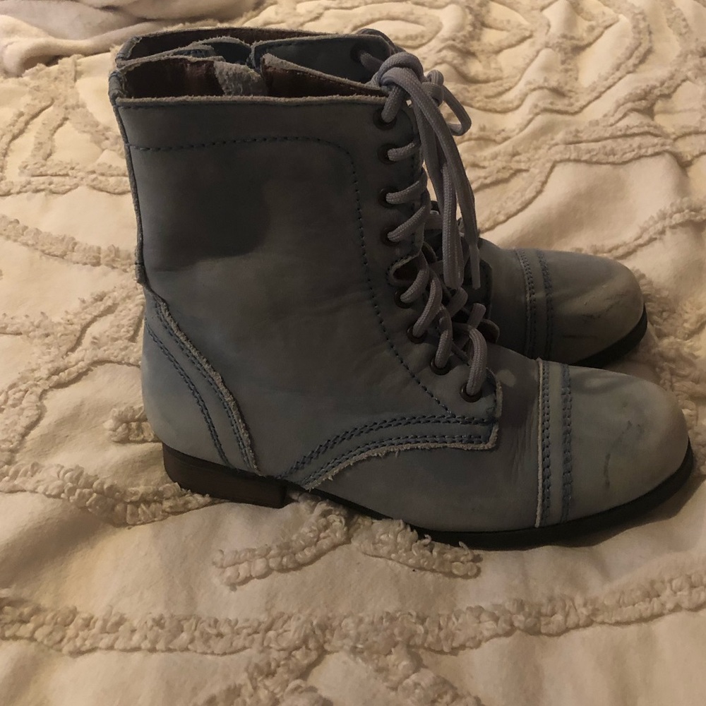Steve Madden Girls Combat Boots
